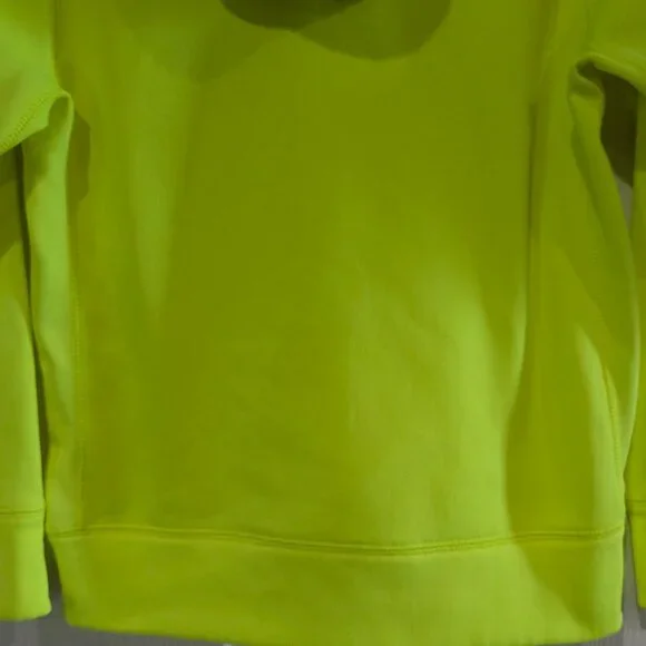 Nike Kids Pullover Hoodie Size Medium, Neon Green, Pink Swoosh, Therma-Fit - Picture 10 of 16